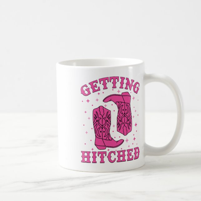 Caneca De Café Pegando a Bachel de Casamento Ocidental da Noiva C (Direita)