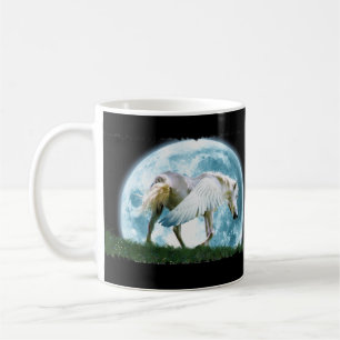 Caneca De Café Pegasus & Moon Fantasy Art Bebendo Mug