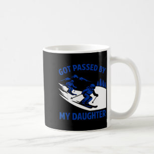 Caneca De Café Pegou Ped Por Minha Filha Pai Esqui Esqui Divertid