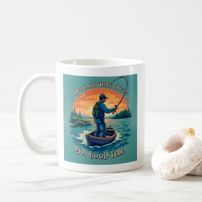 Caneca De Café Pegue um Bom Momento (Com Donut)