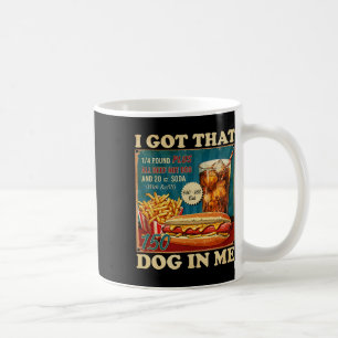 Caneca De Café Peguei Esse Cachorro Em Mim Engraçado Combo Hotdog