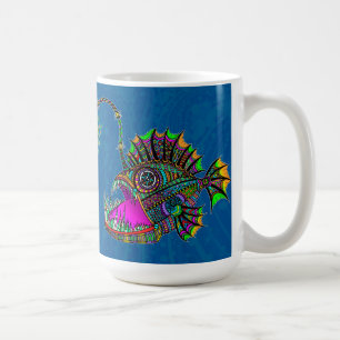 Caneca De Café Peixe-Anglas Elétrico