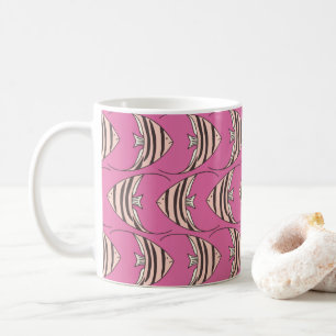 Caneca De Café Peixe Anjo Rosa