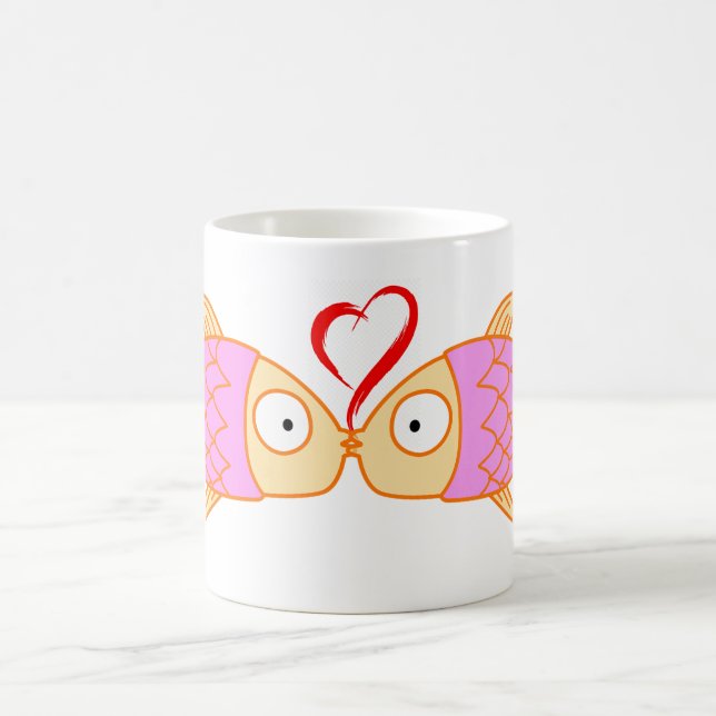CANECA DE CAFÉ PEIXE AO AMOR (Centro)