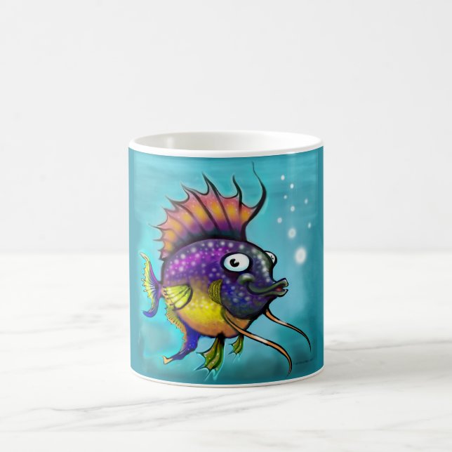 Caneca De Café Peixe Arco-Íris (Centro)