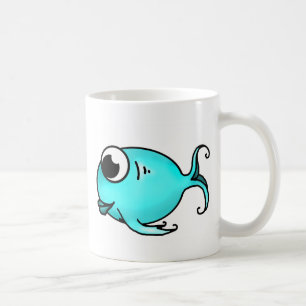 Caneca De Café Peixe azul