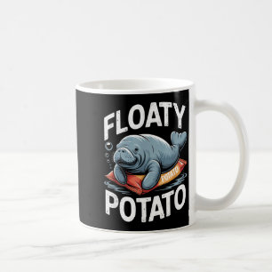 Caneca De Café Peixe-Boi Floaty Tatoes Manatee Vaca Marinha Diver