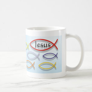 Caneca De Café Peixe de Jesus