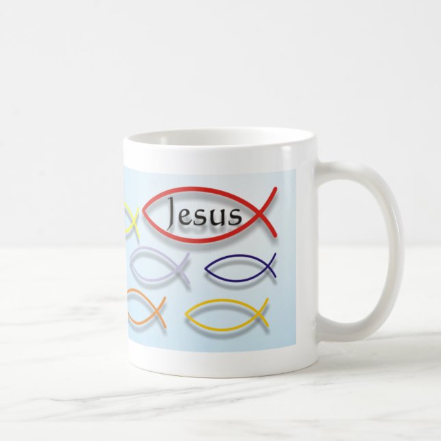 Caneca De Café Peixe de Jesus (Direita)