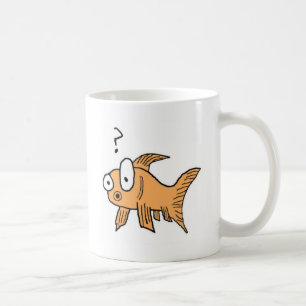 Caneca De Café Peixe dourado confuso