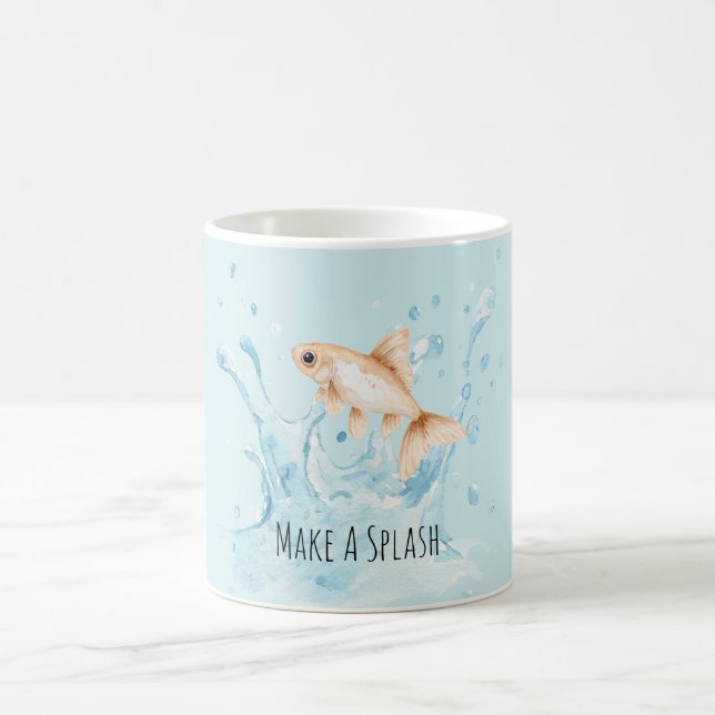 Caneca De Café Peixe Faça Uma Onda (Centro)