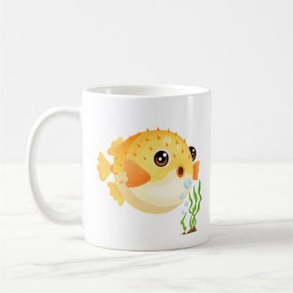 Caneca De Café Peixe-gato com algas