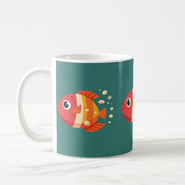 Caneca De Café peixe pequeno (Esquerda)