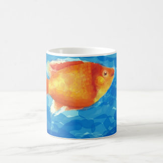 Caneca De Café Peixe pequeno laranja