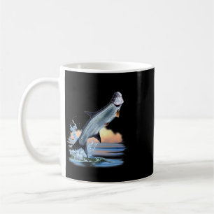 Caneca De Café Peixe Tarpon Água Doce Caça Vida Selvagem Pesca A