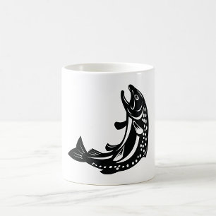 Caneca De Café Peixe-Truta