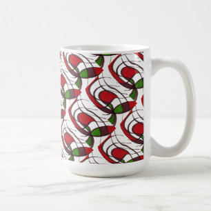 Caneca De Café "Peixe voador", Til Abstract Design Mug