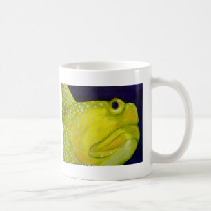 Caneca De Café Peixes amarelos do góbio do guarda