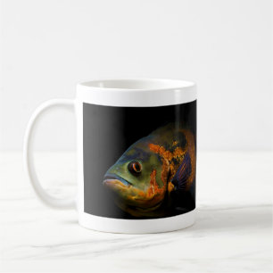 Caneca De Café Peixes Astronotus Ocellatus de Oscar