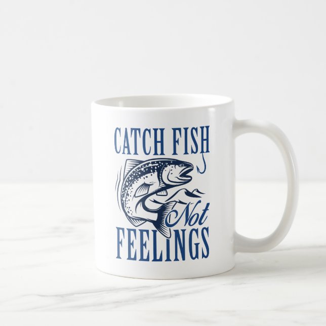 Caneca De Café Peixes Capturados sem Sentimentos (Direita)