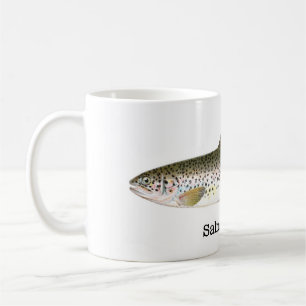 Caneca De Café Peixes da truta Salmon