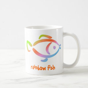 Caneca De Café Peixes de arco-íris