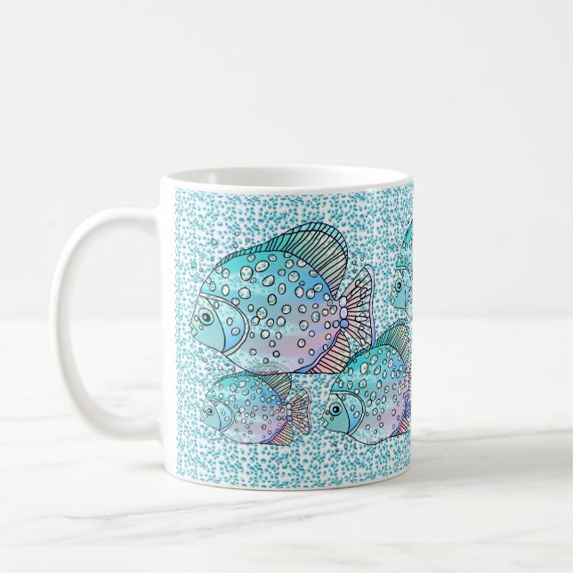 Caneca De Café Peixes de Peixes (Esquerda)