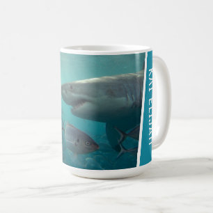 Caneca De Café Peixes de Tubarão Branco excelente Submarinos Gran