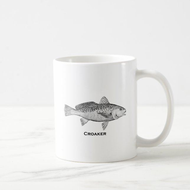 Caneca De Café Peixes do grasnador (Direita)