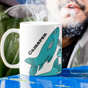 Caneca De Café Peixes do mar profundo 