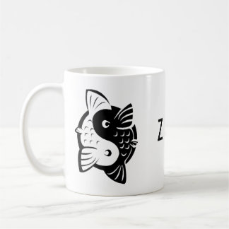 Caneca De Café Peixes do zen