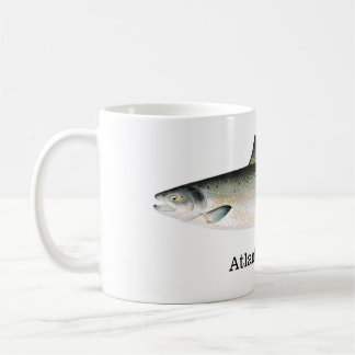 Caneca De Café Peixes dos salmões atlânticos