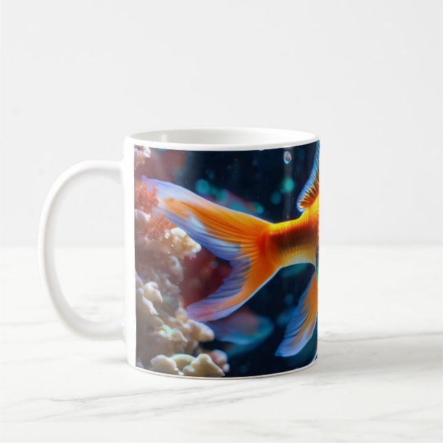 Caneca De Café Peixes dourados (Esquerda)