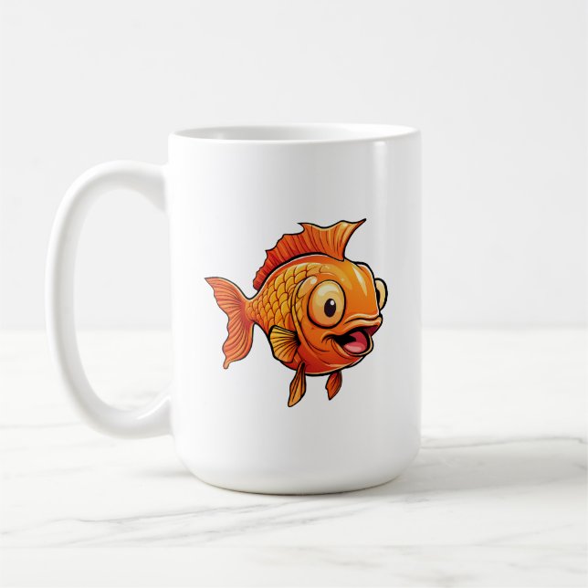 Caneca De Café Peixes dourados (Esquerda)