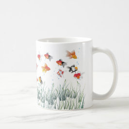 Caneca De Café Peixes dourados