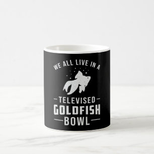 Caneca De Café Peixes Dourados, Pescando Aquário Cudo