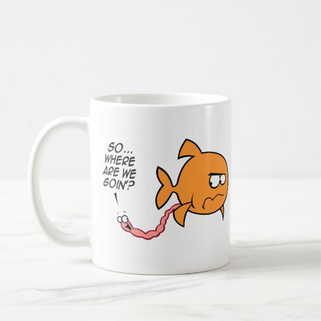 Caneca De Café Peixes Pooh Mugs (Esquerda)