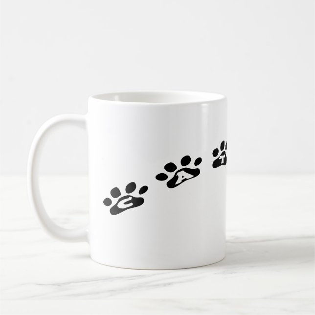 Caneca De Café Peixes Pretos Catman (Esquerda)