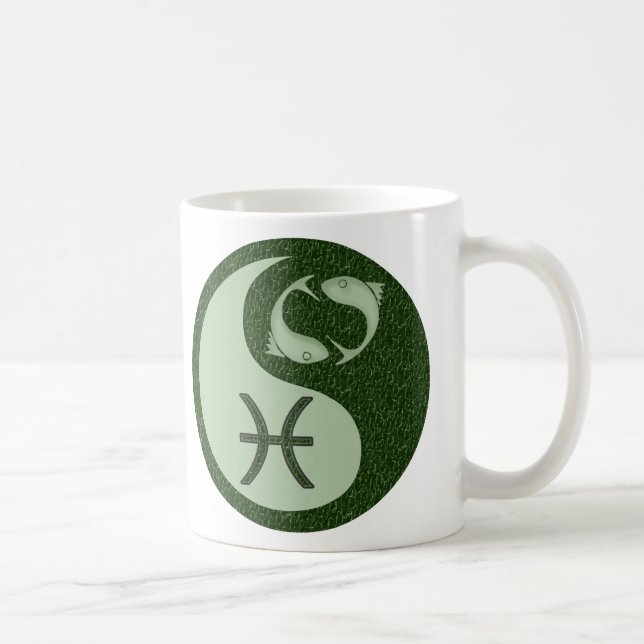 Caneca De Café Peixes Yin Yang (Direita)
