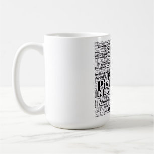 Caneca De Café Peixes Zodiac Word Cloud Inspiration