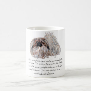 Caneca De Café Pekingese Keepsasasak - MALE