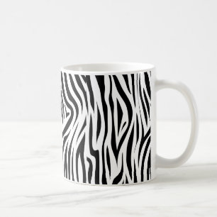Caneca De Café Pele animal do impressão à moda da zebra