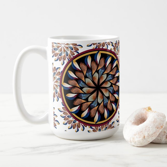 Caneca De Café Pele de penas (Com Donut)