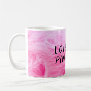 Caneca De Café Peles finas de Felpudo rosa