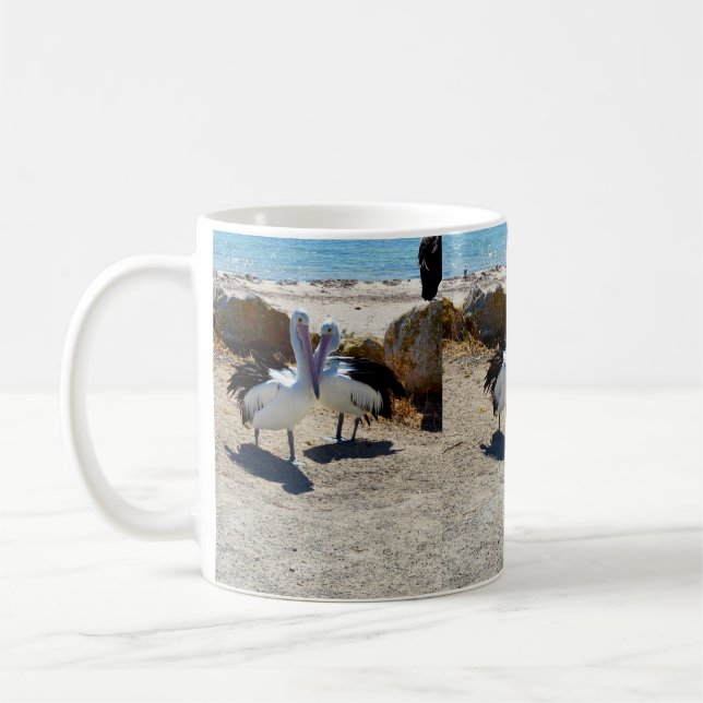 Caneca De Café Pelican Love, Coffee Mug (Esquerda)