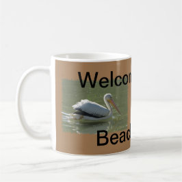 Caneca De Café Pelican Photo Coastal Bird Summer Beach House
