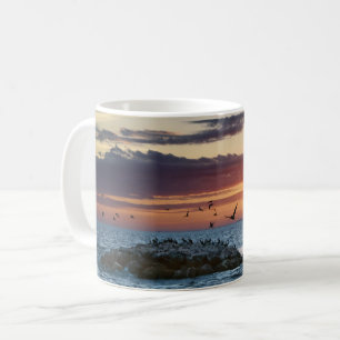 Caneca De Café Pelican Rock Sunset, Dauphin Island, Alabama