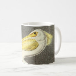 Caneca De Café Pelicano Branco Americano por Audubon