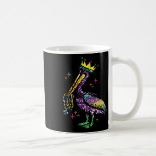 Caneca De Café Pelicano de Mardi Gras Louisiana Para Homens Mulhe