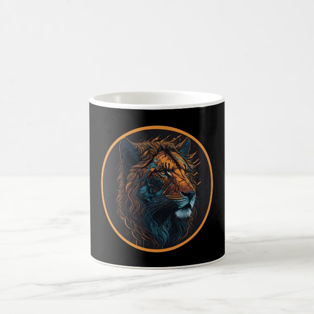 Caneca De Café Pelo amor dos leões - Lion Whisperer Mug (Centro)